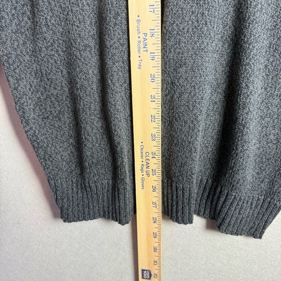 Oscar De La Renta Men’s Grey Cotton Blend Quarter Zip Sweater Size XL - Picture 8 of 9